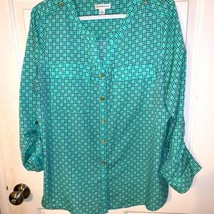 Womens button up top